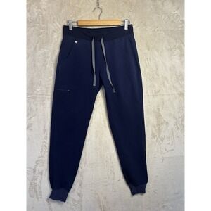 Figs Women's Small Navy Blue Technical Collection Scrub Joggers Pants
